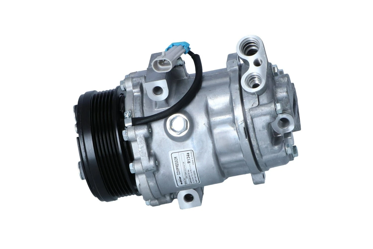 Opel ASTRA-CORSA 2002-2004 Astra G 2.0 DTI 00-04 OPEL Zafira A 2.0 DI 99-05 VAUXHALL Astra G 1.2 99-04 VAUXHALL Zafira A 2.0 DI 99-05 AUXHALL Zafira B 1.7 CDTI 08-11 A/C Compressor — B033C104 — product view 1